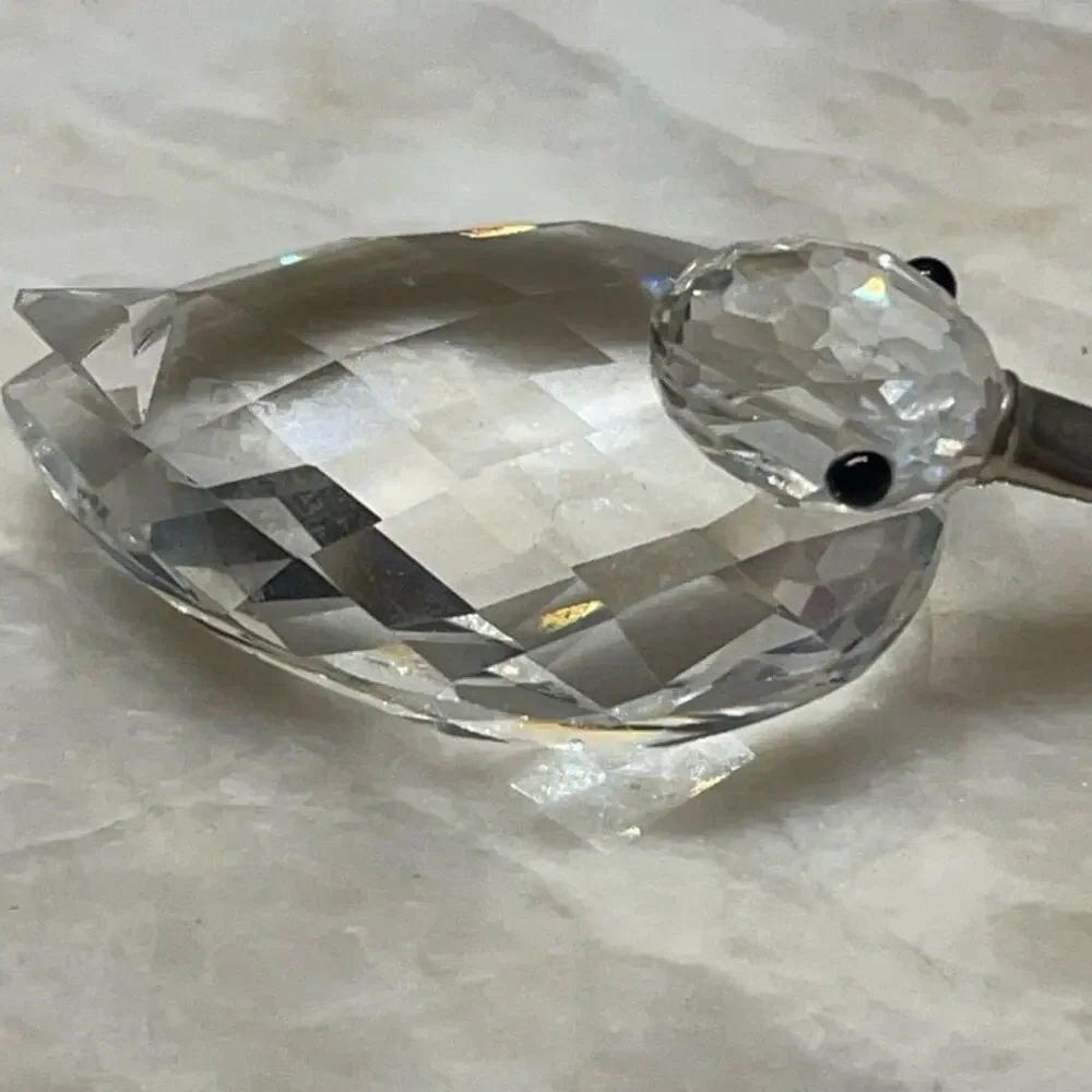 Swarovski crystal duck